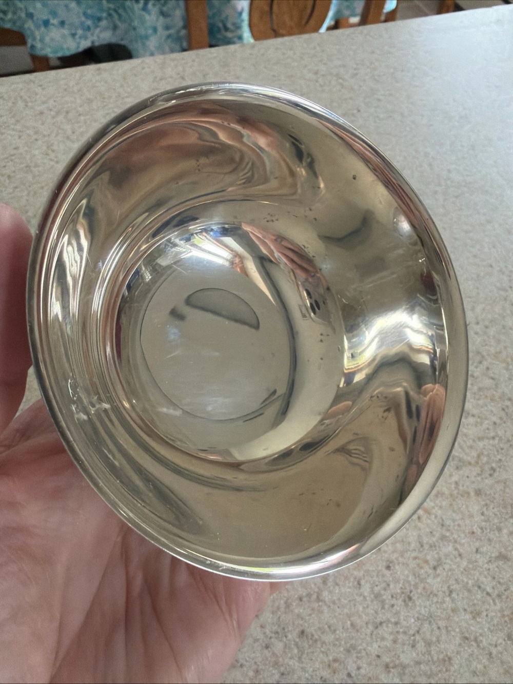 Vintage Silver Plate Paul Revere Serving Bowl small 3.78 inches - Picture 9 of 11
